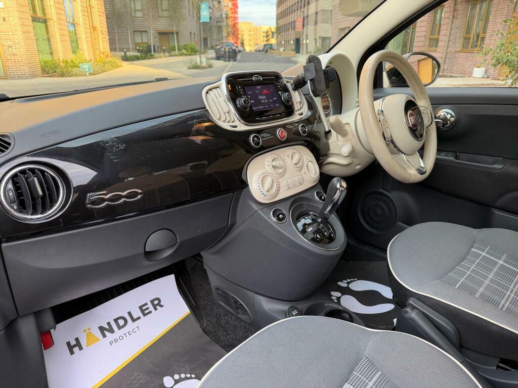 Fiat 500 1.2 Lounge Dualogic Euro 6 S S Black #4