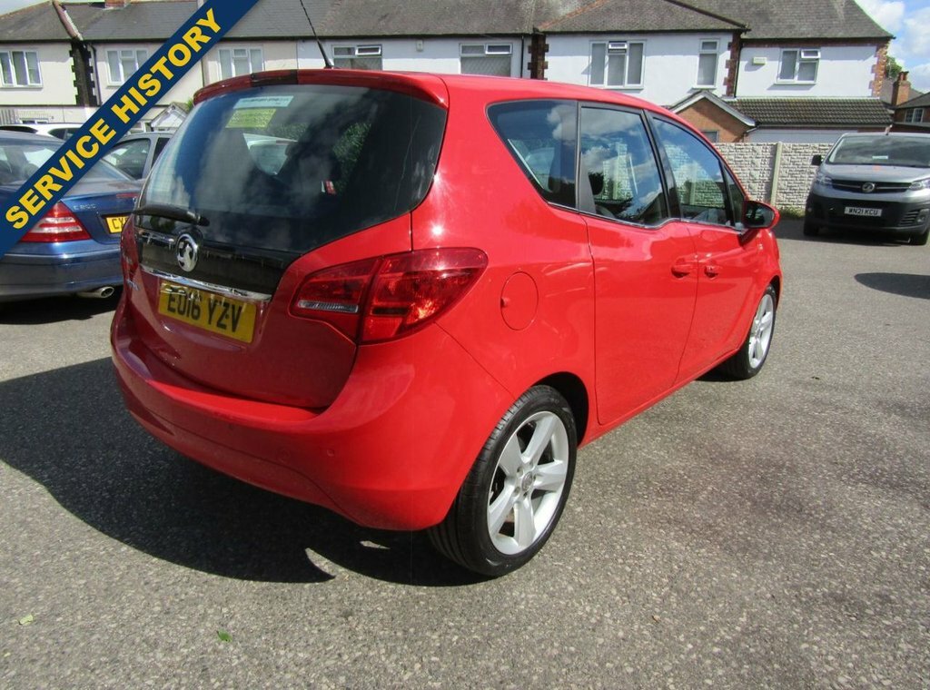 Vauxhall Meriva 1.4L Tech Line Red #4