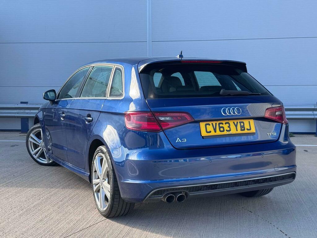 Audi A3 1.4 Tfsi S Line Sportback S Tronic Euro 5 Ss Blue #4