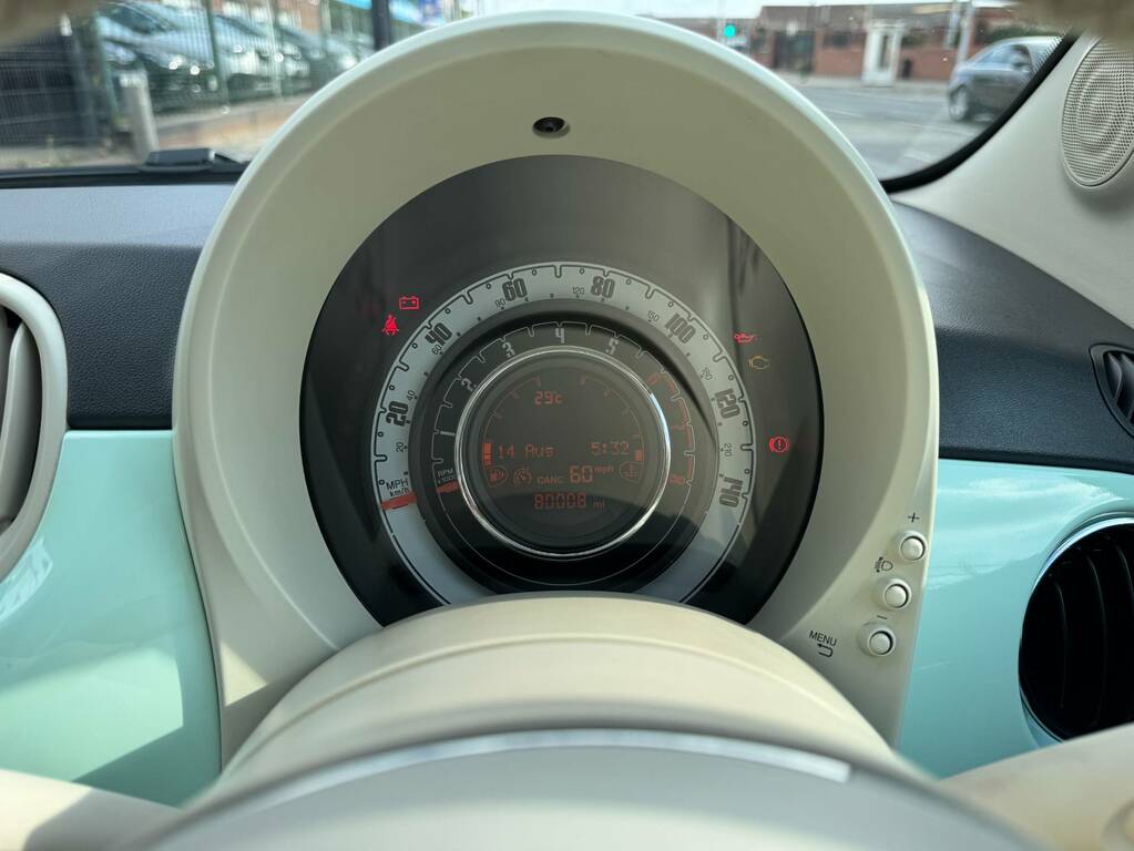 Fiat 500 Hatchback Twinair S Sport F.s.h Low Miles Blue #13