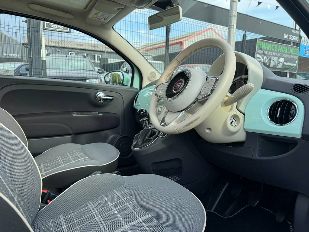 Fiat 500 Hatchback Twinair S Sport F.s.h Low Miles Blue #7