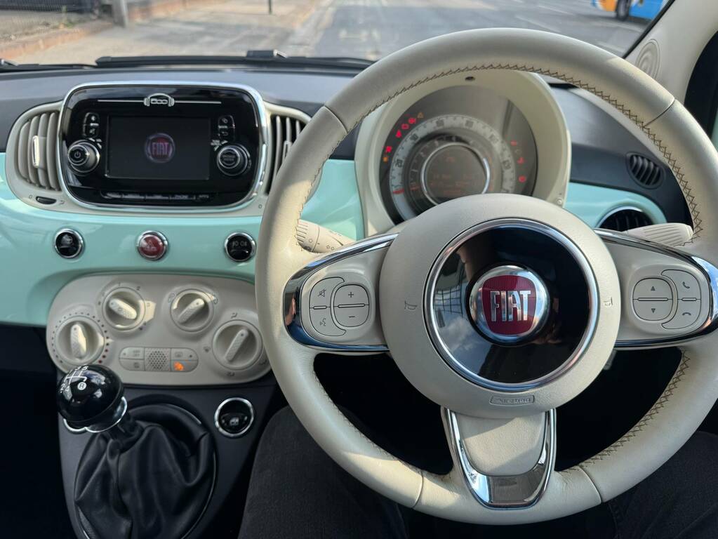 Fiat 500 Hatchback Twinair S Sport F.s.h Low Miles Blue #9