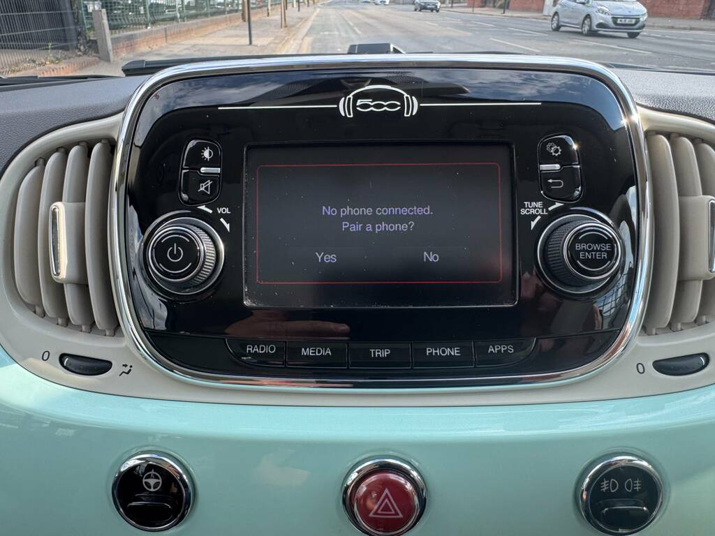 Fiat 500 Hatchback Twinair S Sport F.s.h Low Miles Blue #12