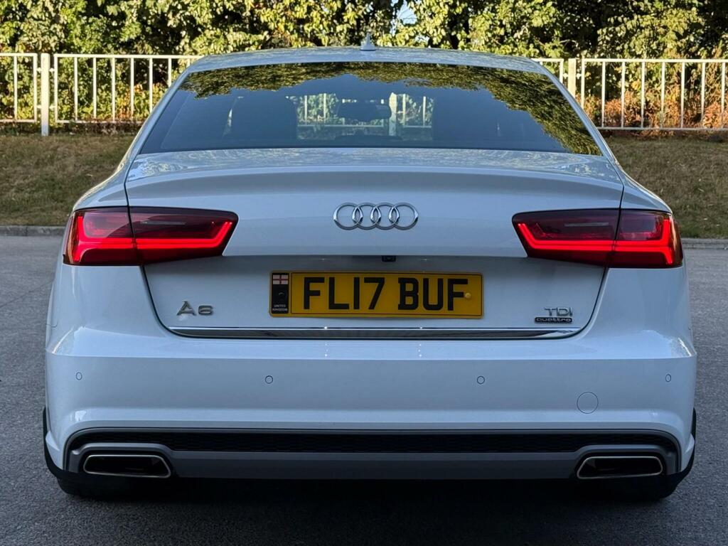 Audi A6 Saloon 3.0 Tdi V6 S Line S Tronic Quattro Euro 6 S S White #4