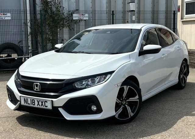 Honda Civic 1.0 Vtec Turbo Sr Hatchback Cvt Euro 6 White #2
