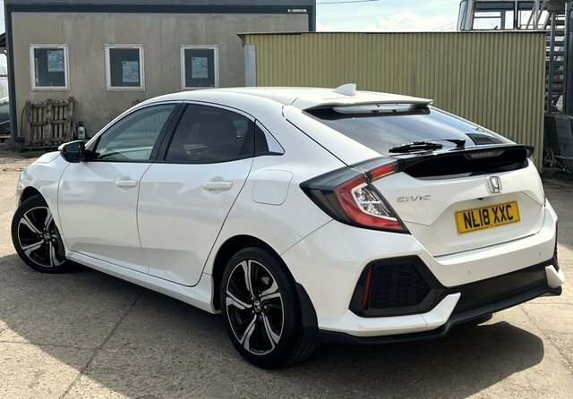 Honda Civic 1.0 Vtec Turbo Sr Hatchback Cvt Euro 6 White #4