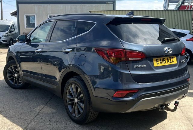 Hyundai Santa Fe 2.2 Crdi Blue Drive Premium Suv Blue #4