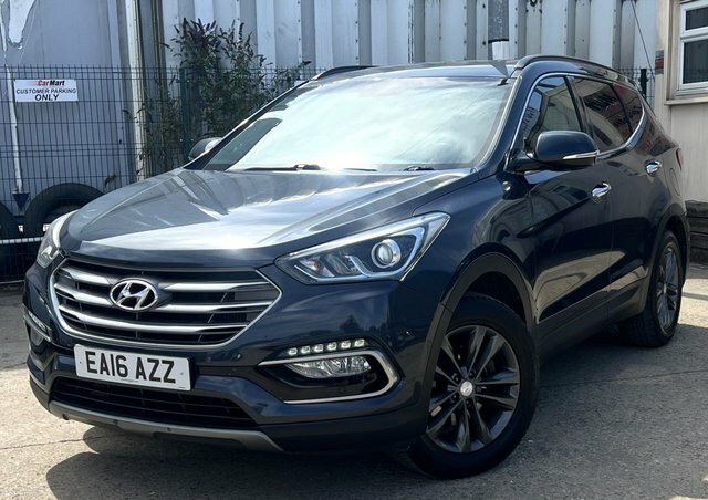 Hyundai Santa Fe 2.2 Crdi Blue Drive Premium Suv Blue #2