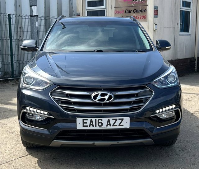 Hyundai Santa Fe 2.2 Crdi Blue Drive Premium Suv Blue #5