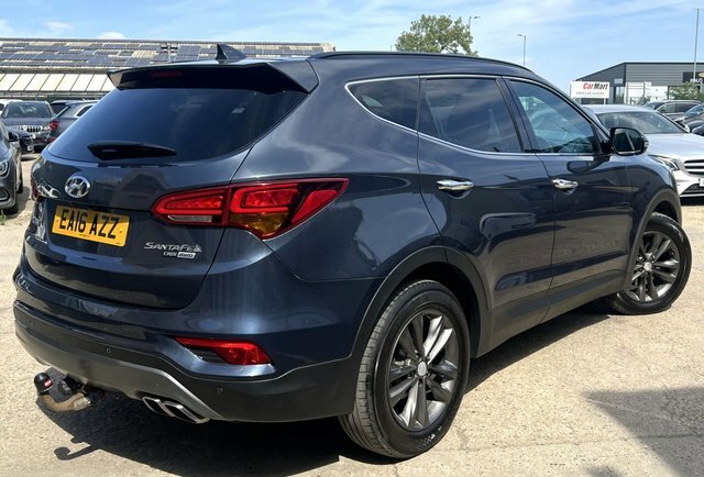 Hyundai Santa Fe 2.2 Crdi Blue Drive Premium Suv Blue #3