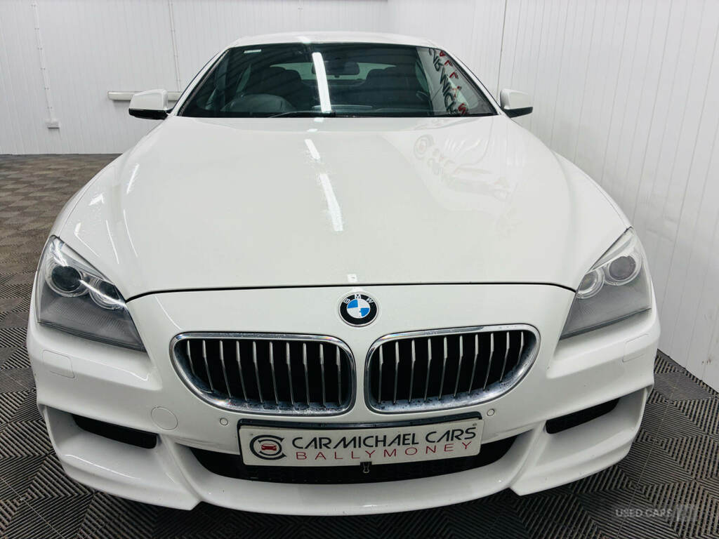 BMW 6 Series 640D M Sport White #4
