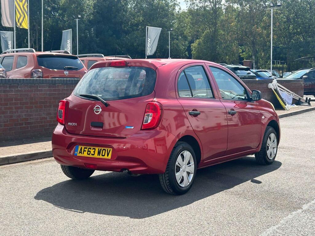 Nissan Micra Visia Red #6