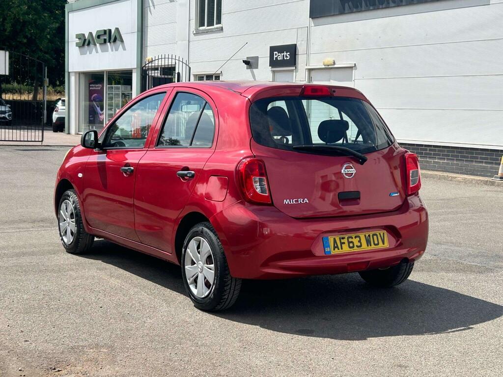 Nissan Micra Visia Red #3