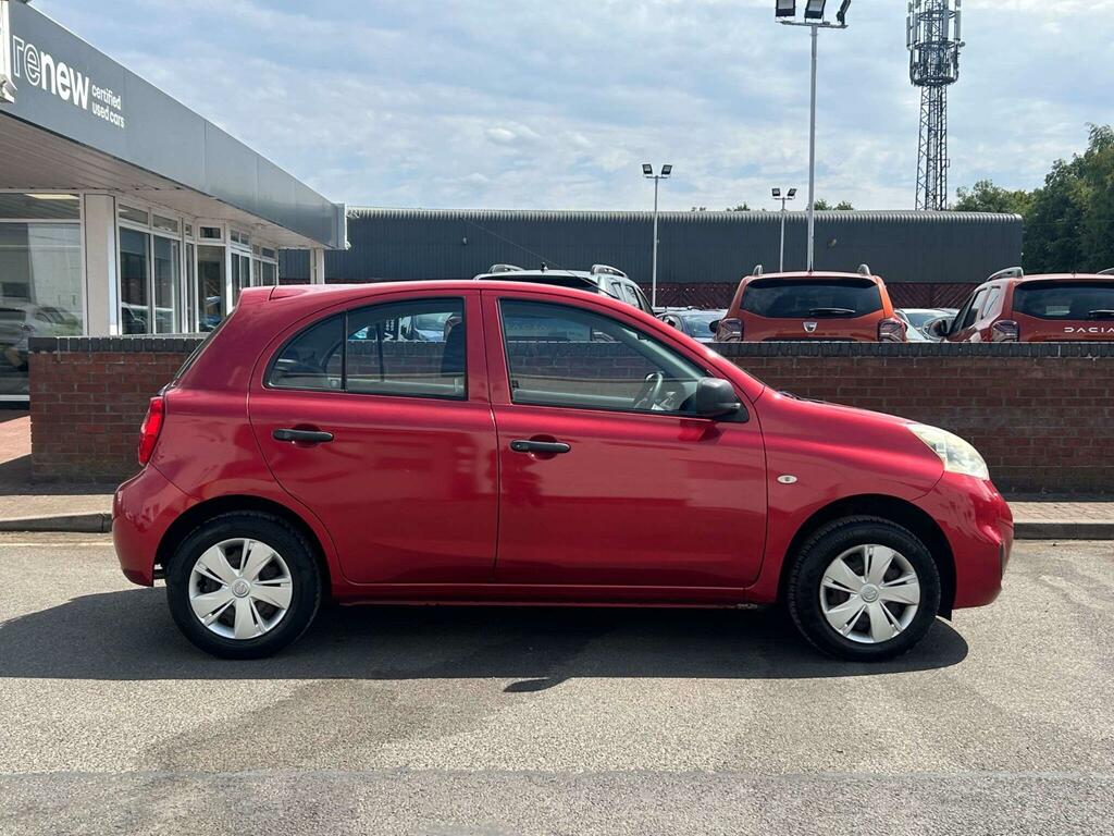 Nissan Micra Visia Red #5