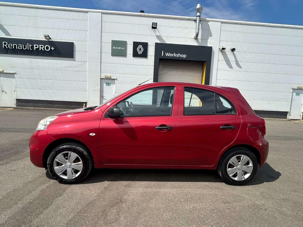 Nissan Micra Visia Red #4