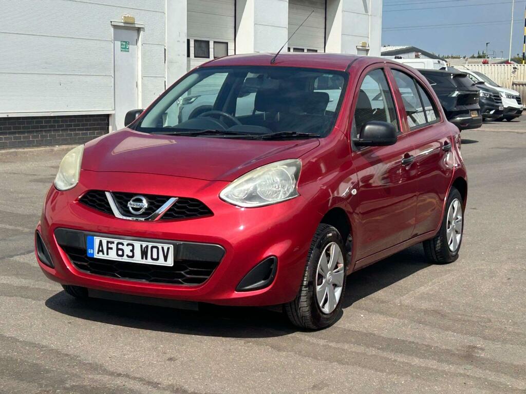 Nissan Micra Visia Red #2