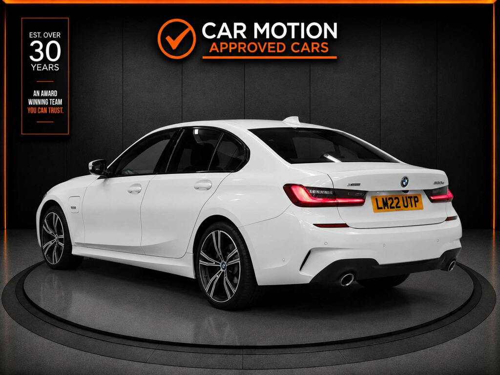 BMW 3 Series 2.0 330E Xdrive M Sport 4Wd White #6