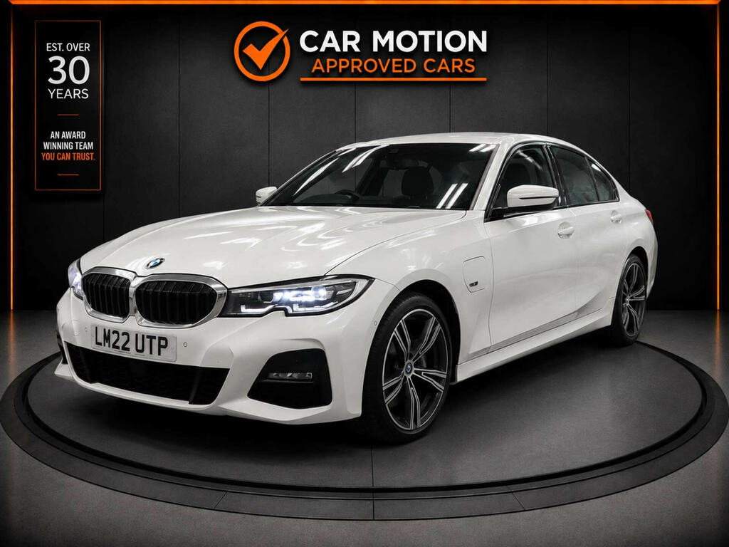 BMW 3 Series 2.0 330E Xdrive M Sport 4Wd White #3