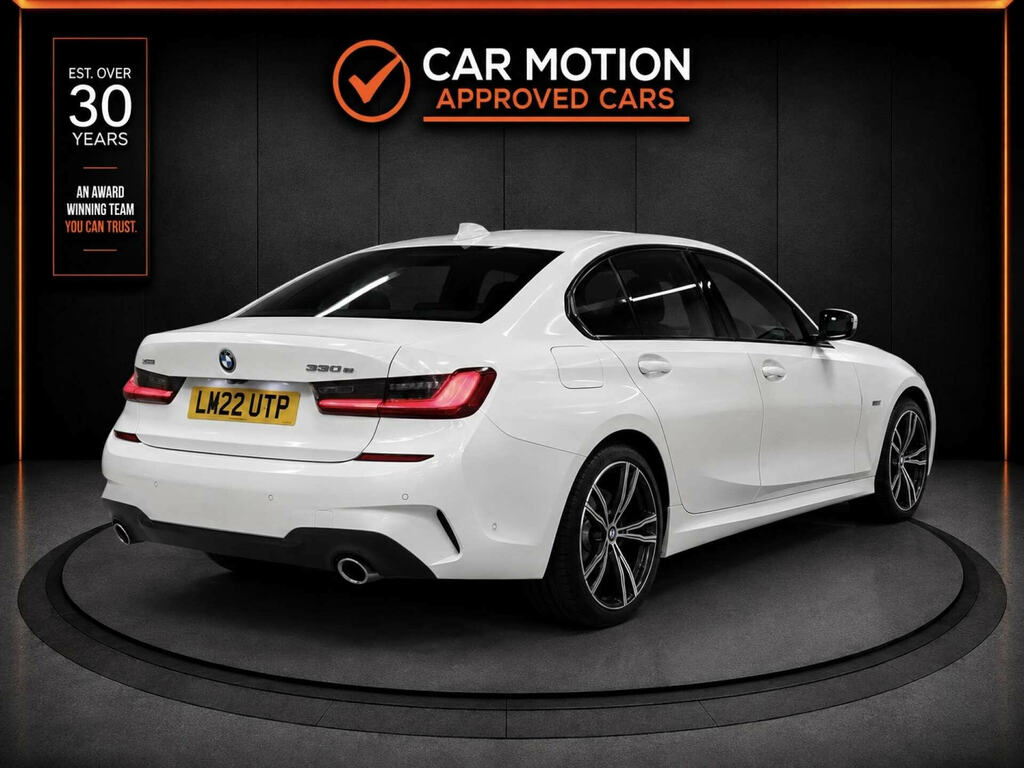 BMW 3 Series 2.0 330E Xdrive M Sport 4Wd White #5