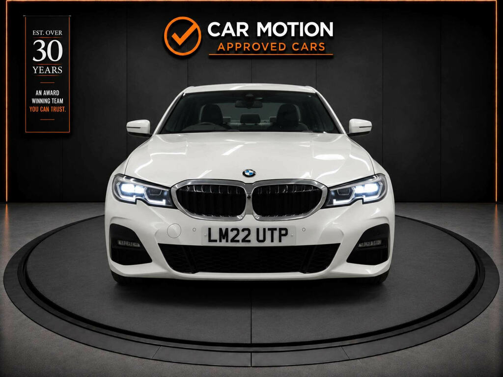 BMW 3 Series 2.0 330E Xdrive M Sport 4Wd White #2