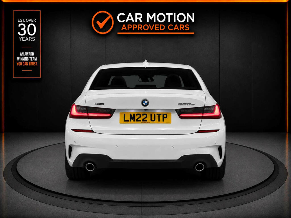 BMW 3 Series 2.0 330E Xdrive M Sport 4Wd White #4
