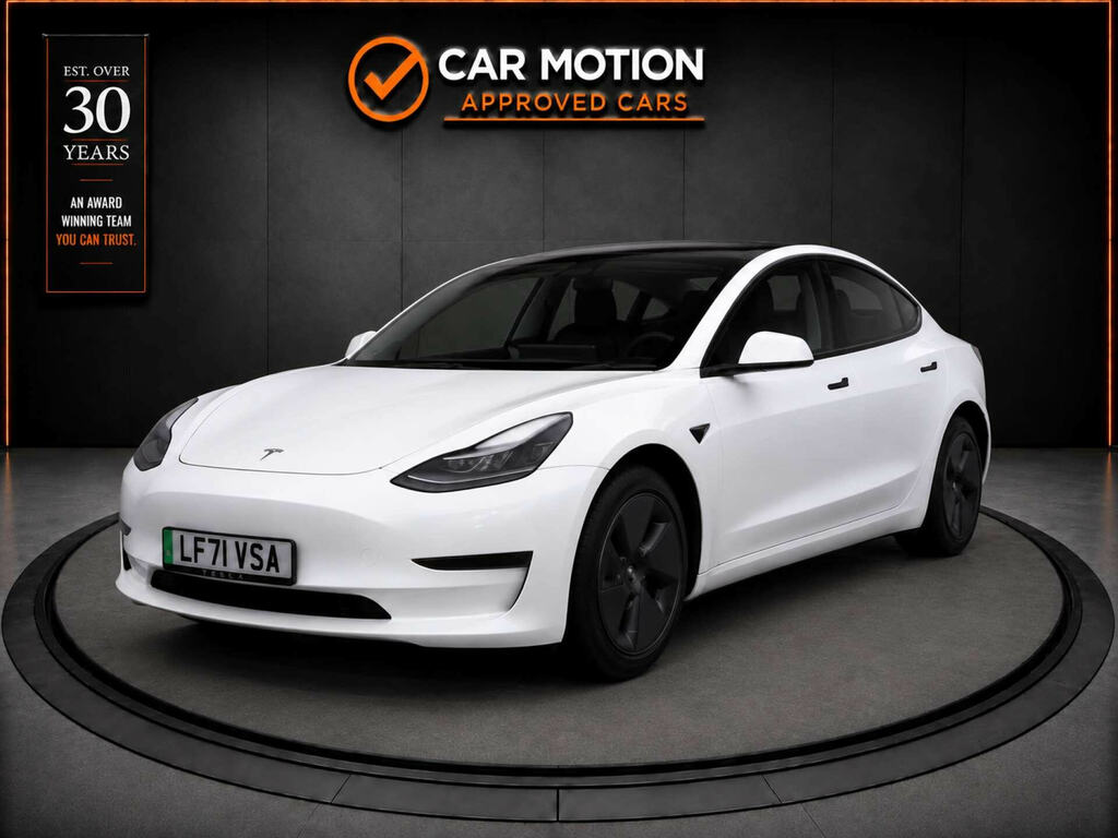 Tesla Model 3 Model 3 Long Range Awd 4Wd White #3