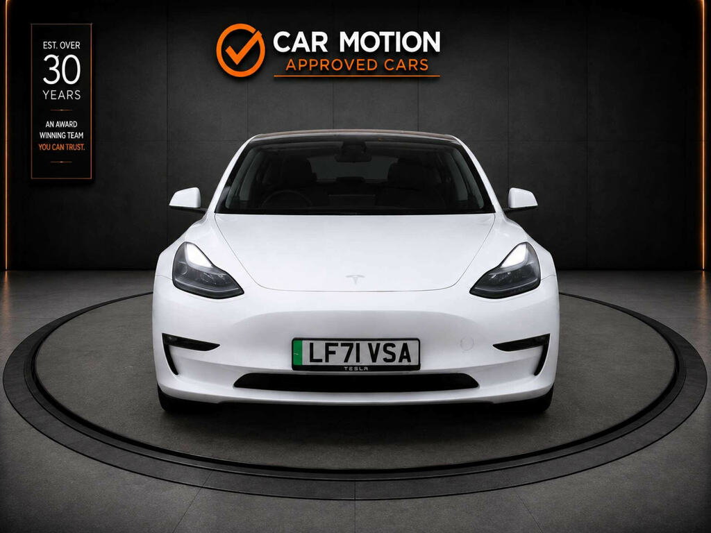 Tesla Model 3 Model 3 Long Range Awd 4Wd White #2