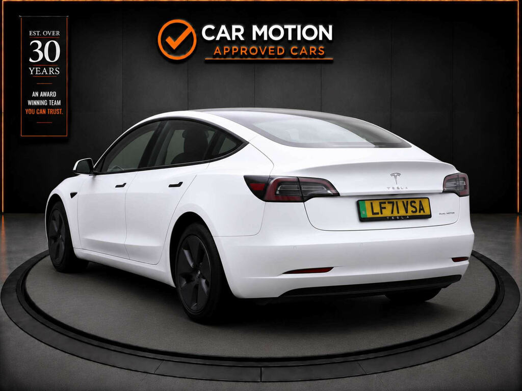 Tesla Model 3 Model 3 Long Range Awd 4Wd White #4