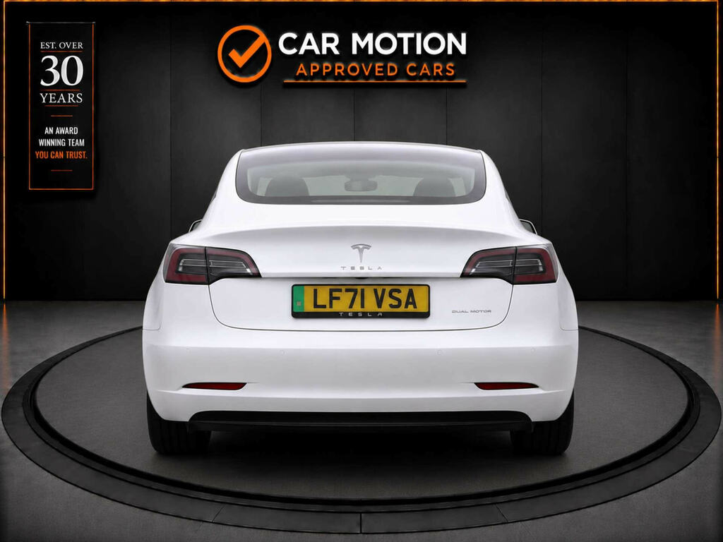 Tesla Model 3 Model 3 Long Range Awd 4Wd White #5