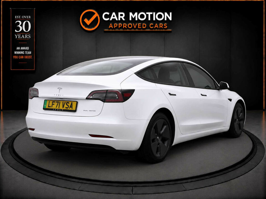 Tesla Model 3 Model 3 Long Range Awd 4Wd White #6