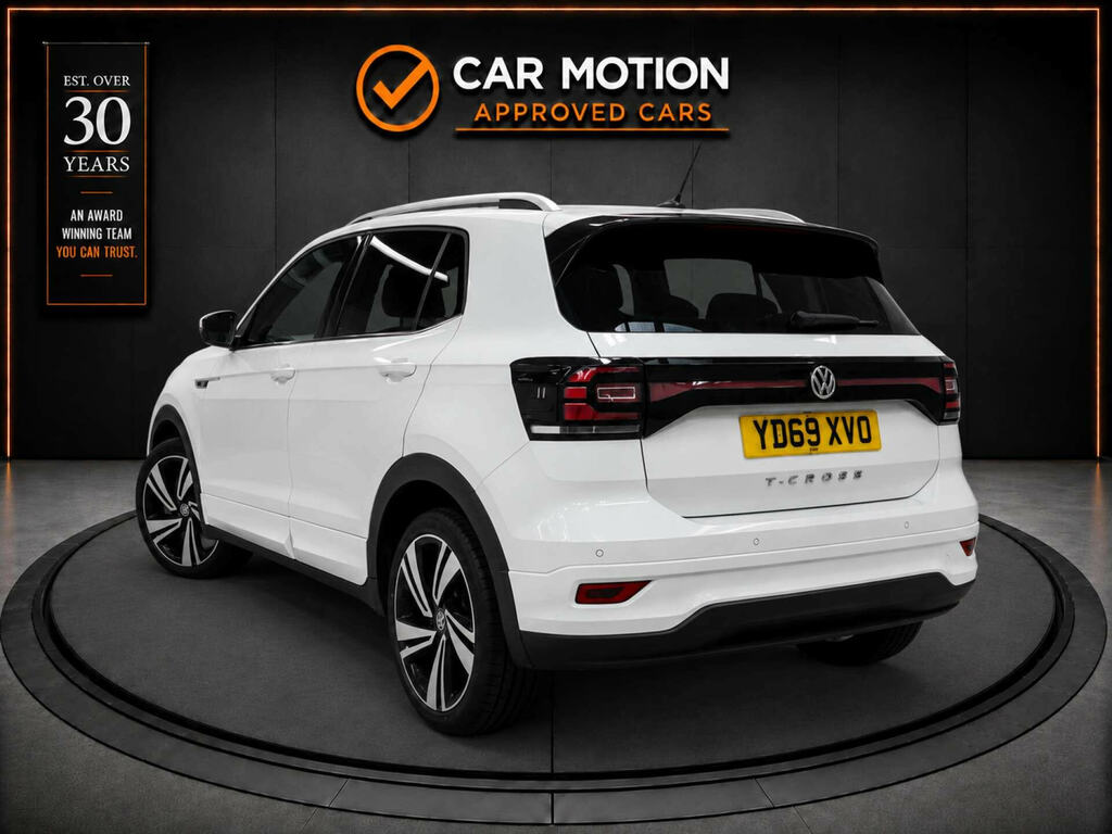Volkswagen T-Cross 1.0 T-cross R-line Tsi White #6