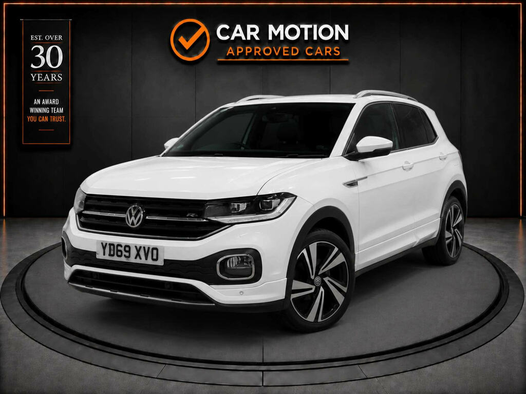 Volkswagen T-Cross 1.0 T-cross R-line Tsi White #3