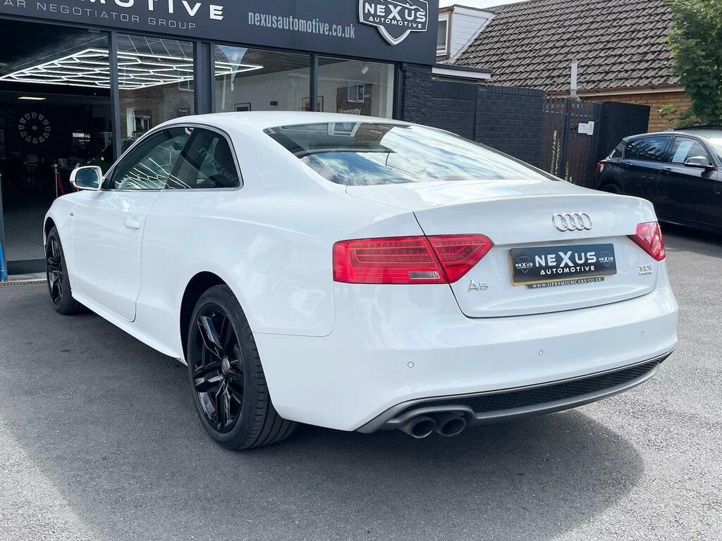 Audi A5 2.0 Tdi S Line Quattro Euro 5 Ss White #3