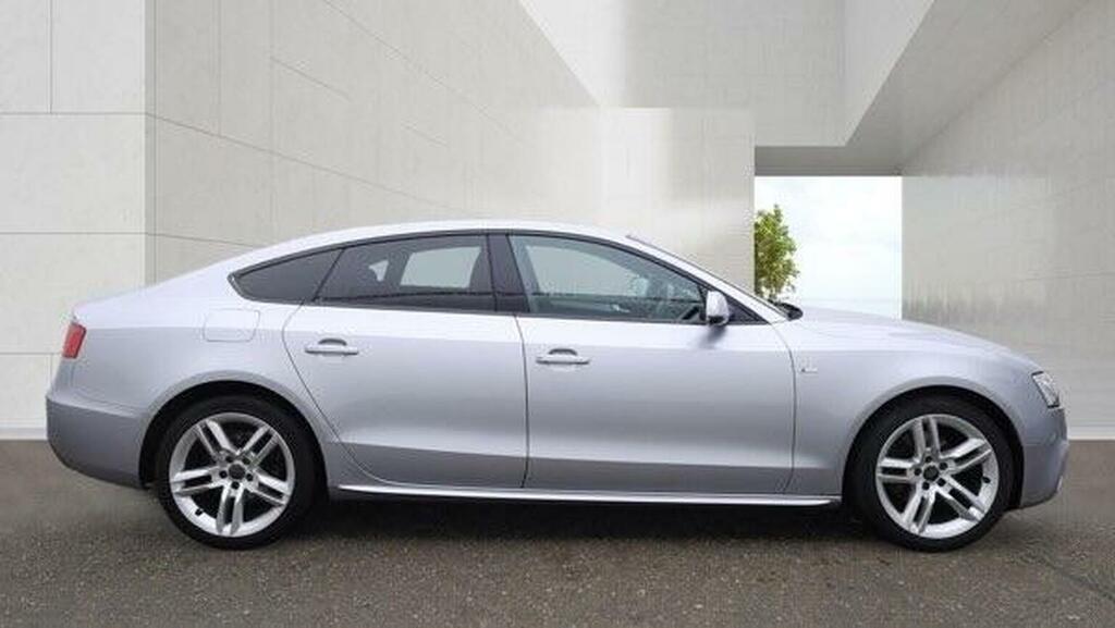 Audi A5 2.0 Tdi S Line Sportback Euro 6 Ss Silver #5