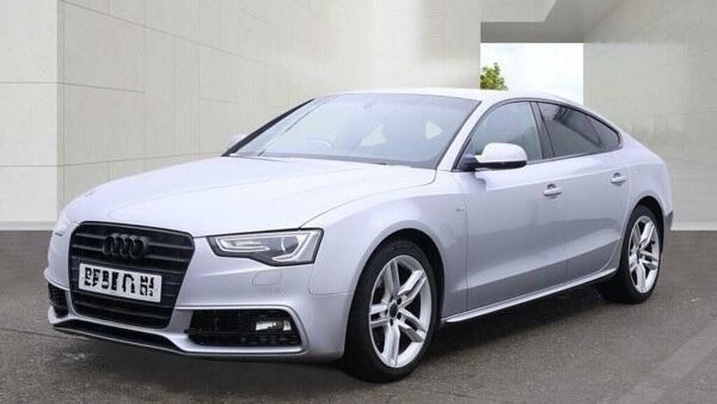 Audi A5 2.0 Tdi S Line Sportback Euro 6 Ss Silver #4
