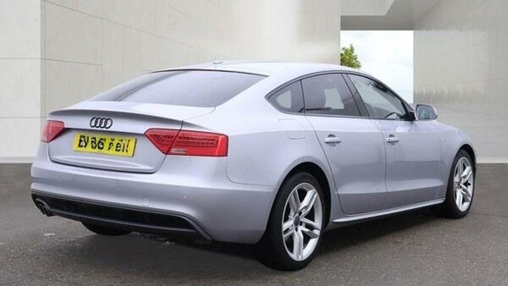 Audi A5 2.0 Tdi S Line Sportback Euro 6 Ss Silver #3