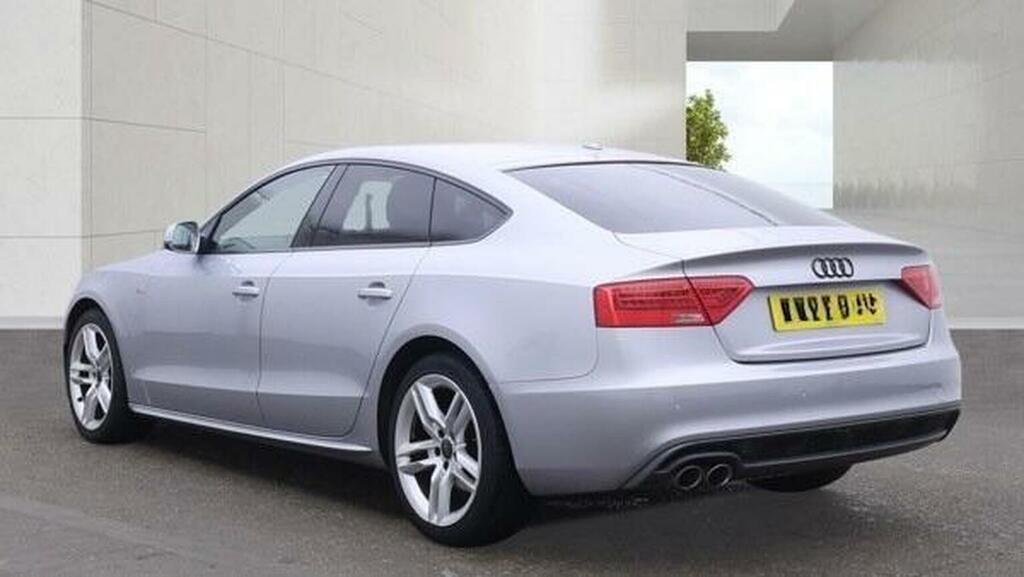 Audi A5 2.0 Tdi S Line Sportback Euro 6 Ss Silver #6