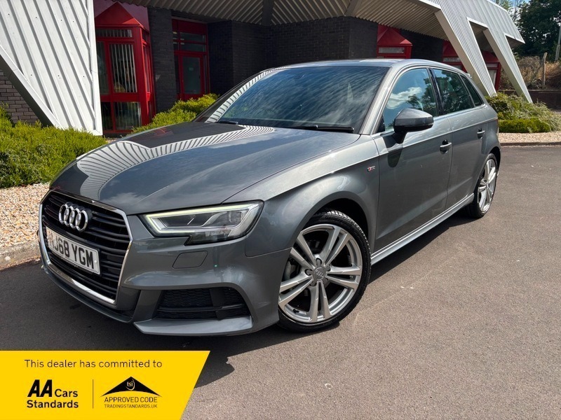 Audi A3 Sportback Tfsi S Line Grey