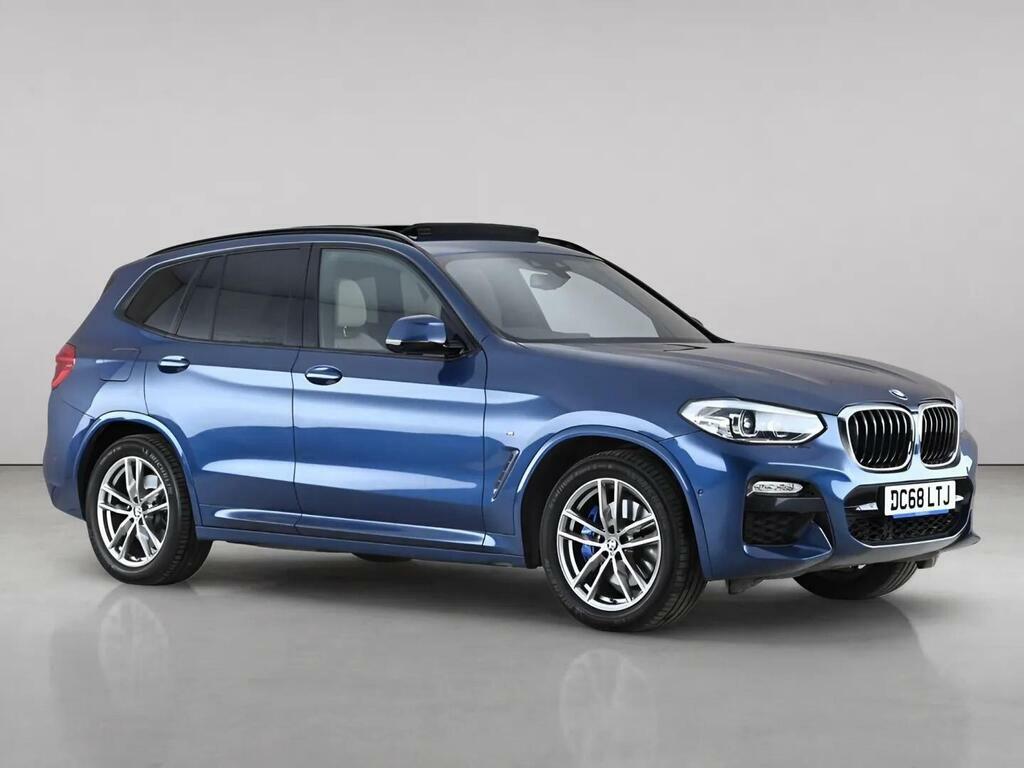 BMW X3 3.0 30D M Sport Xdrive Euro 6 Ss DC68LTJ Blue