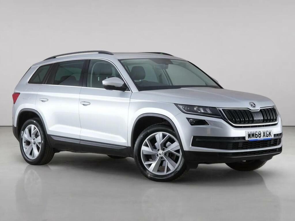 Skoda Kodiaq 1.5 Tsi Act Se L Dsg Euro 6 Ss 7 Seat WM68XGK Silver