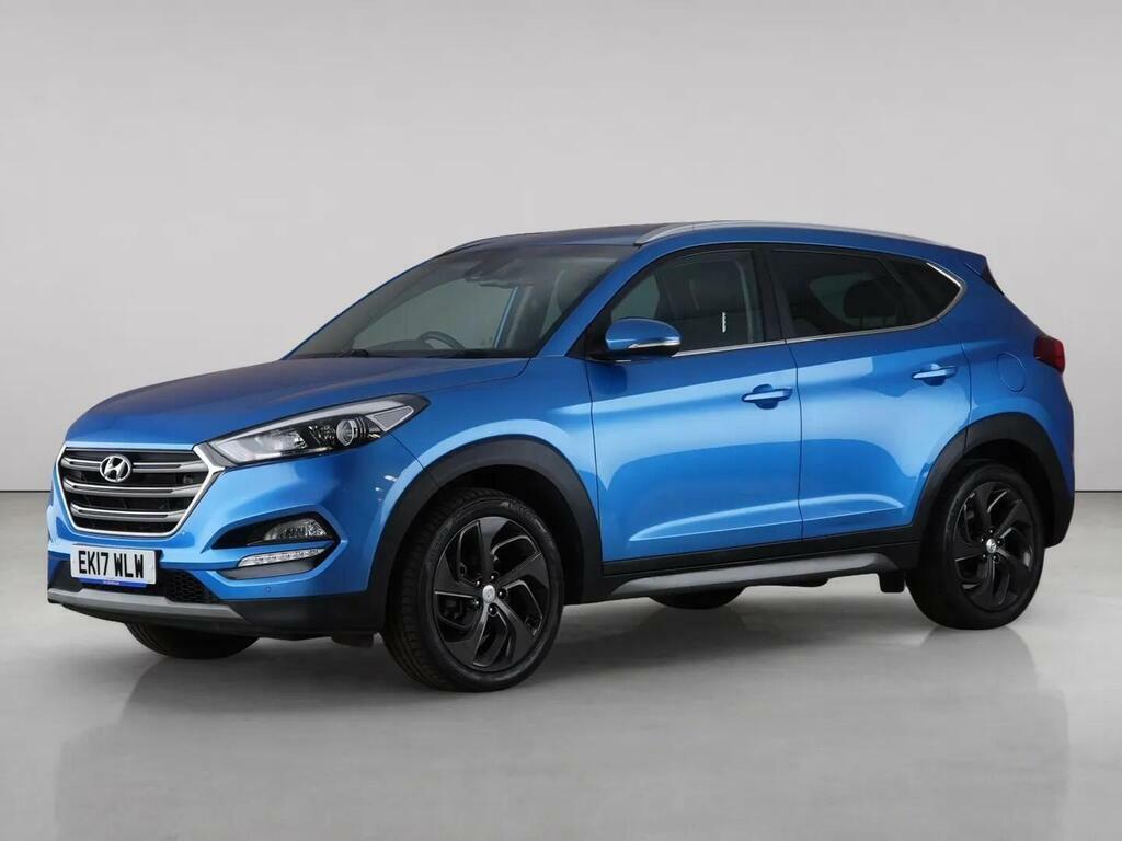 Hyundai Tucson 2.0 Crdi Premium 4Wd Euro 6 Blue #2