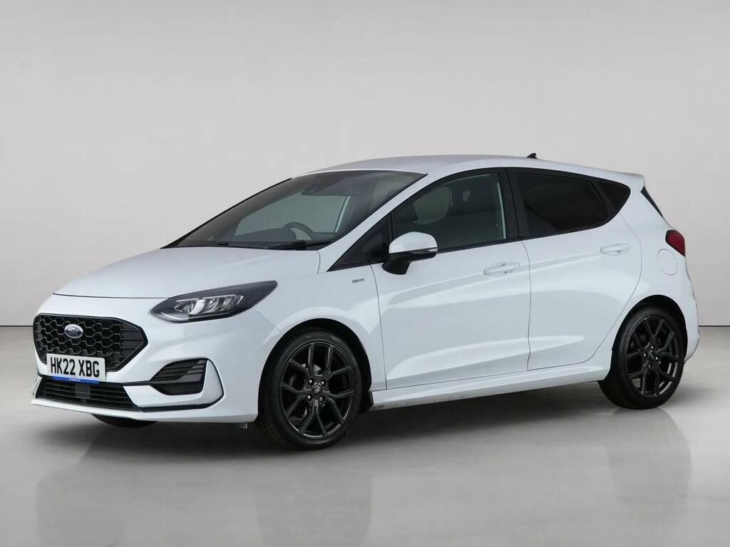 Ford Fiesta 1.0T Ecoboost Mhev St-line Dct Euro 6 Ss HK22XBG White #2