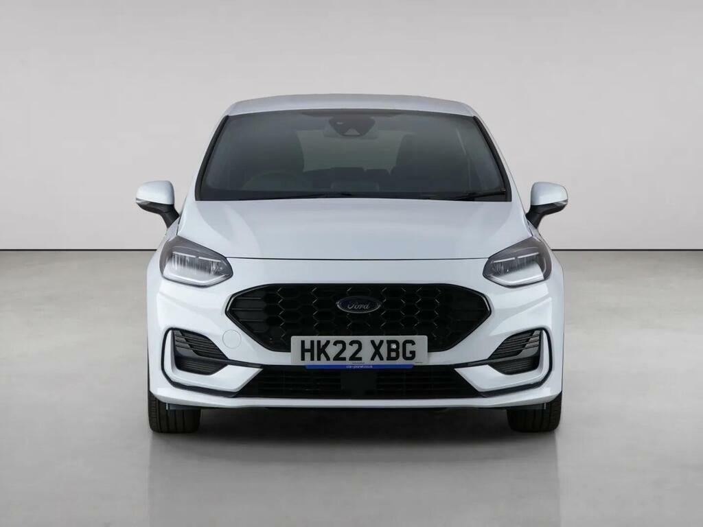 Ford Fiesta 1.0T Ecoboost Mhev St-line Dct Euro 6 Ss HK22XBG White #5