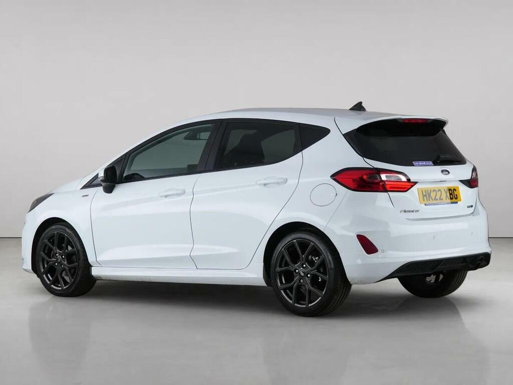 Ford Fiesta 1.0T Ecoboost Mhev St-line Dct Euro 6 Ss HK22XBG White #6