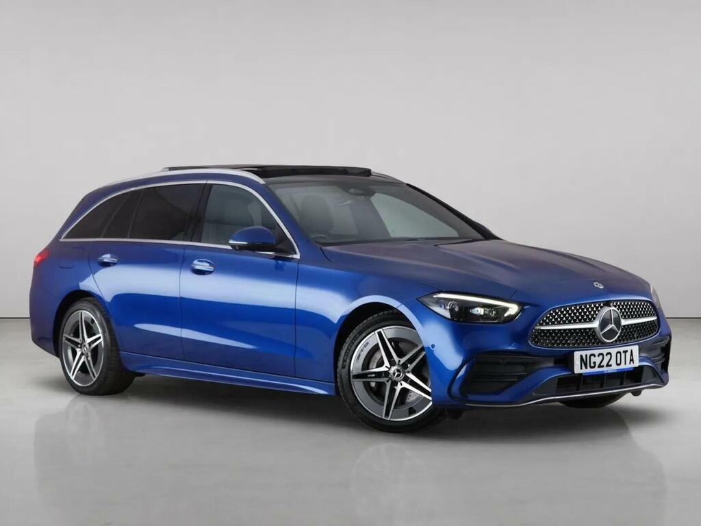 Mercedes-Benz C Class 2.0 C300e 25.4Kwh Amg Line Premium Plus G-tronic Blue