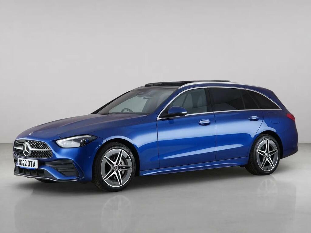 Mercedes-Benz C Class 2.0 C300e 25.4Kwh Amg Line Premium Plus G-tronic NG22OTA Blue #2