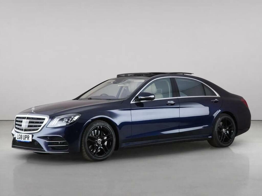 Mercedes-Benz S Class 3.0 S500l Mhev Amg Line G-tronic Euro 6 Ss Blue #2