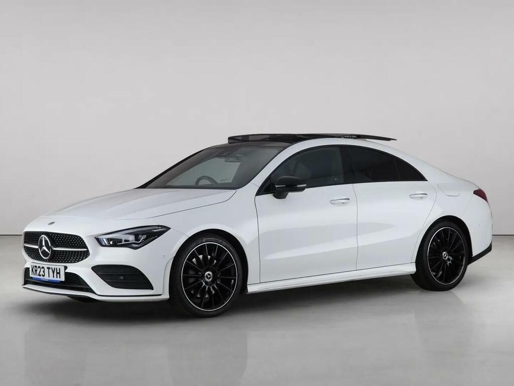 Mercedes-Benz CLA Class 1.3 Cla200 Amg Line Night Edition Premium Plus C White #2
