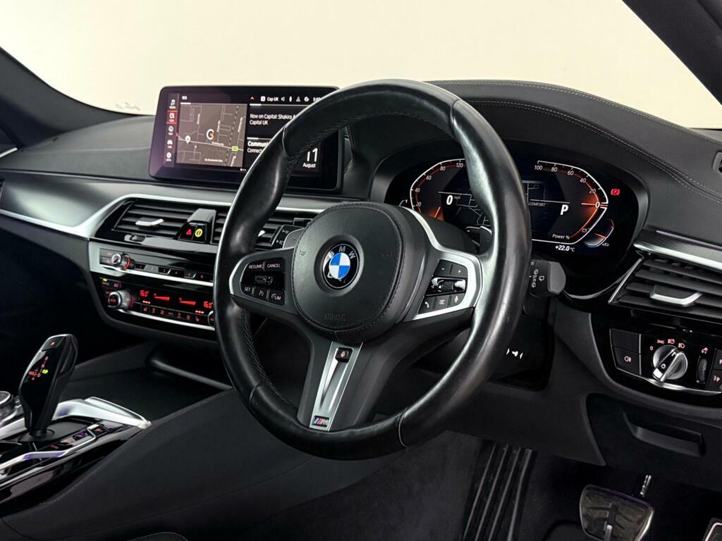 BMW 5 Series 2.0 520I Mht M Sport Touring Steptronic Euro 6 S Blue #3