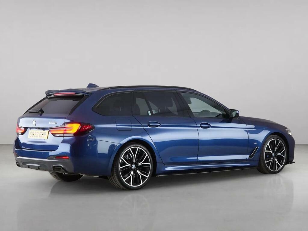 BMW 5 Series 2.0 520I Mht M Sport Touring Steptronic Euro 6 S Blue #6